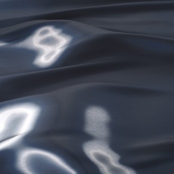 Marine thick irised organza