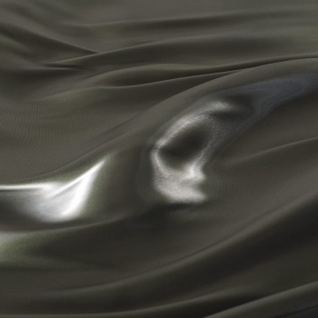 Green thick irised organza
