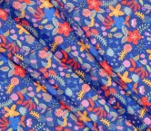 Georgette estampado multicolor