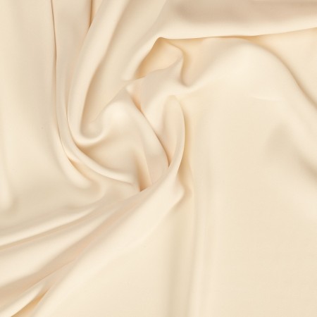 Ivory monaco matte twill fabric