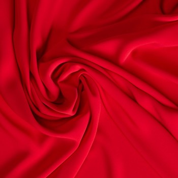 Red monaco matte twill fabric