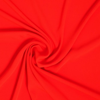 Red monaco matte twill fabric