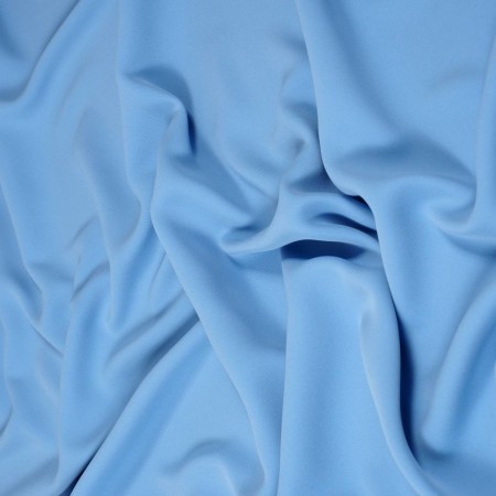 Blue monaco matte twill fabric