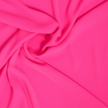 Fuchsia monaco matte twill fabric