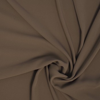 Brown monaco matte twill fabric