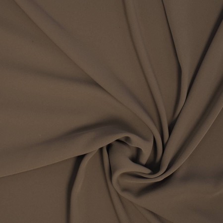 Brown monaco matte twill fabric