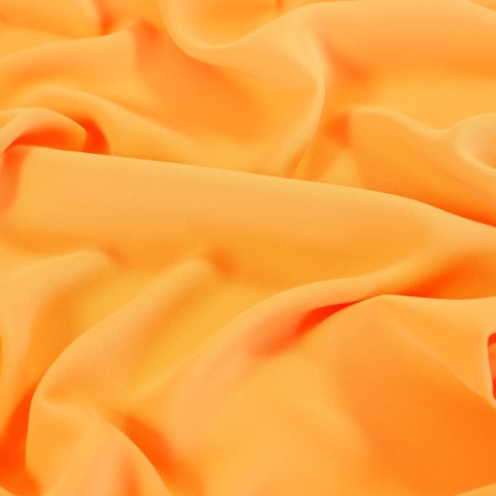 Orange monaco matte twill fabric