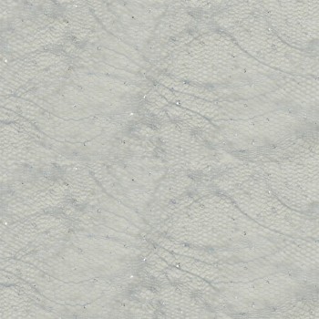 Blue pleated glitter tulle