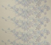 Light blue abstract florar embroidery