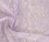 Guipur floral textura lila