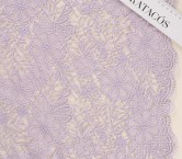 Guipur floral textura lila