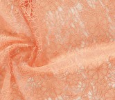 Guipur floral textura naranja