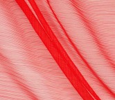 Pleated tulle red