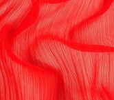 Pleated tulle red