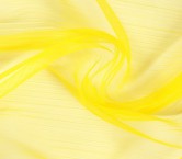 Pleated tulle  yellow