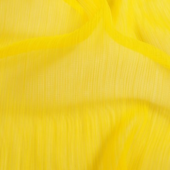 Pleated tulle  yellow