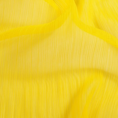 Pleated tulle  yellow