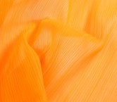 Pleated tulle orange