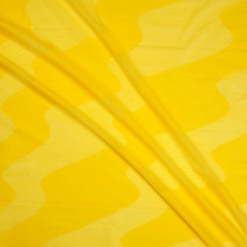 Jacquard ondas fil coupÉ amarillo