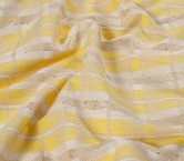 Tweed con lentejuelas amarillo
