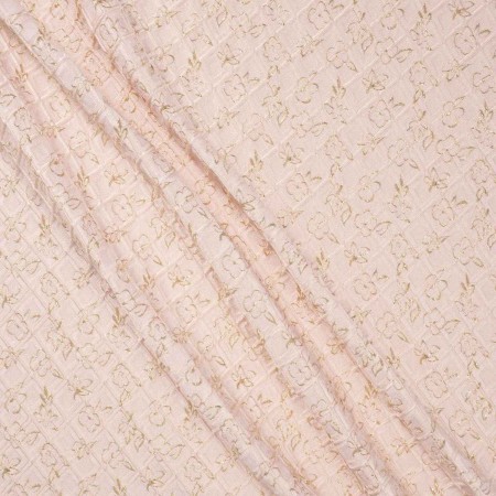 Pink jacquard relieve rombos