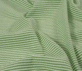 Green seersucker stripes