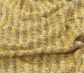Yellow tweed lamé