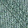 Tweed con lamÉ verde turquesa