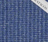 Blue tweed lamé