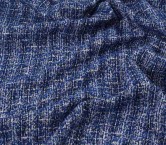 Tweed con lamÉ azul