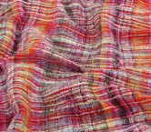 Tweed multicolor coral fuxia