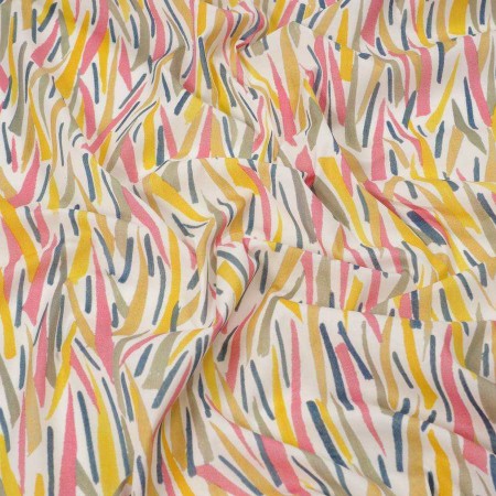 Dis. g0571 popelÍn lima  rosa amarillo