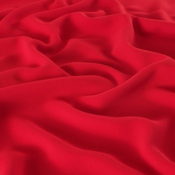 Red frida polyester crÊpe