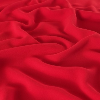 Red frida polyester cr?pe