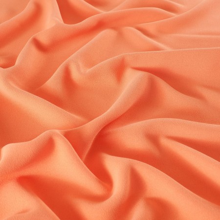 Orange frida polyester cr?pe
