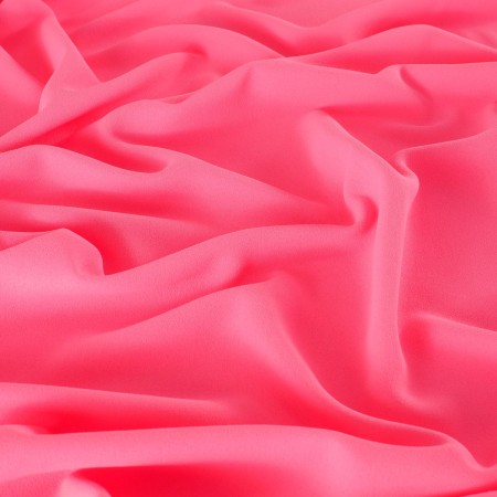 Frida crêpe poliéster rosa acido