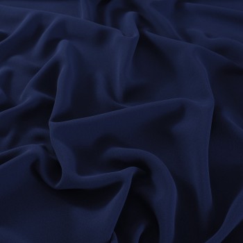 Delta blue frida polyester crêpe