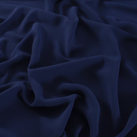 Delta blue frida polyester crêpe