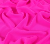 Acid pink frida polyester crêpe