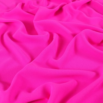 Frida crêpe poliéster magenta
