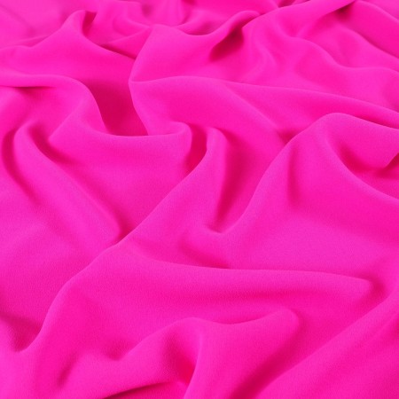 Magenta frida polyester crêpe