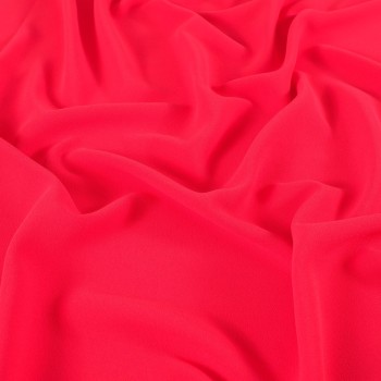 Frida crêpe poliéster cereza