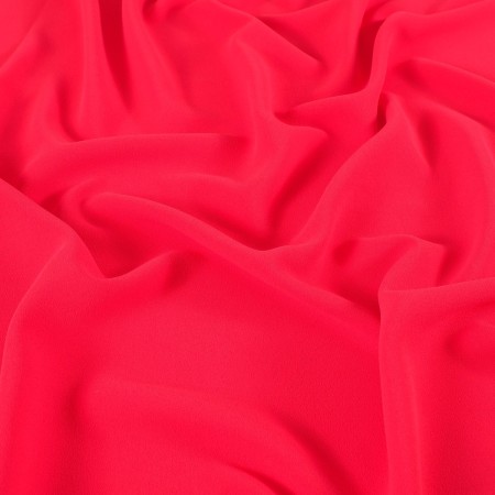 Cherry frida polyester crêpe