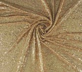 Gold micro sequins stretch