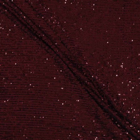 Cherry micro sequins stretch