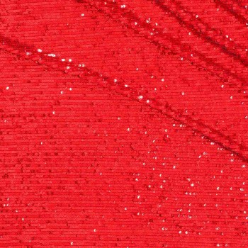 Micro lentejuelas strech rojo