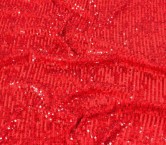 Micro lentejuelas strech rojo