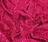 Pink micro sequins stretch