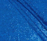 Blue water micro sequins stretch