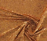 Copper micro sequins stretch